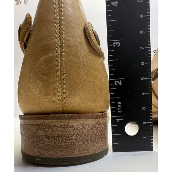 Caterpillar Loafer Boots Women's Size 9W Beige Leather Slip On NWOB P308598 - Picture 8 of 9